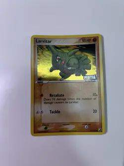 Pokemon TCG Larvitar EX Unseen Forces Card 61/115 Holo Stamped - Image 1