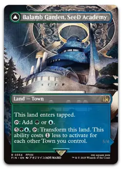 Balamb Garden, SeeD Academy (Borderless) #354 (NM) Final Fantasy FIN Magic MTG - Image 1