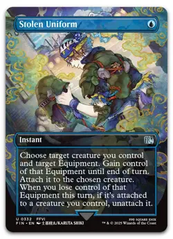 Stolen Uniform (Borderless) #332 (NM) Final Fantasy FIN Magic MTG - Image 1