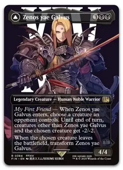 Zenos yae Galvus (Borderless) #384 (NM) Final Fantasy FIN Magic MTG - Image 1