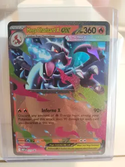 Mega Charizard X ex - 029 Holo Promo ME: Mega Evolution Promo Pokemon NM** - Image 1