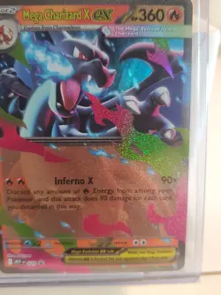 Mega Charizard X ex - 029 Holo Promo ME: Mega Evolution Promo Pokemon NM** - Image 3