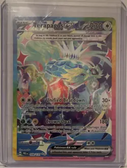 Pokemon Terapagos ex 169/131 Prismatic Evolutions Holo Special Illustration Rare - Image 1