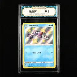 TQG 9.5 Mint+ 2021 Pokemon ENG Arrokuda #SWSH-SF D SV031/SV122 SR - Image 1