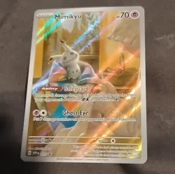 Pokemon Mimikyu 075 Scarlet & Violet Promo Holo Card 70HP Ghost Eye English - Image 1