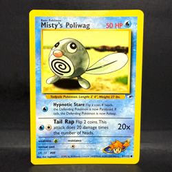 2000 POKEMON GYM HEROES MISTY'S POLIWHIRL 87/132 (COMMON) LP - Image 1