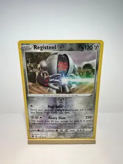 Registeel 108/189 Rare Astral Radiance Pokemon Reverse Holo Near Mint - Image 1