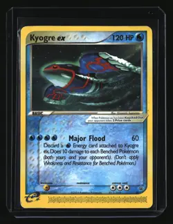 Pokemon KYOGRE ex 001 (Nintendo Non-Holo Promo) LP/Light Play - Image 1