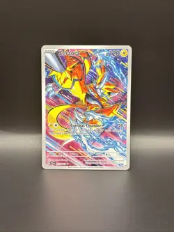 Pokemon Zeraora 151/142 Stellar Crown Holo Illustration Rare NM Condition - Image 1