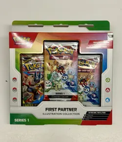 ERROR 2026 Pokemon TCG First Partner Illustration Collection Series 1 - Image 1