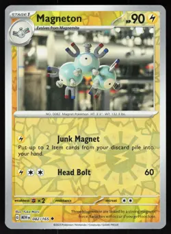 Magneton 082/165 Uncommon 151 Pokemon Reverse Holo NM - Image 1