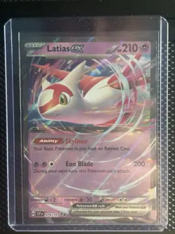 Pokemon Latias ex Sv08 Double Rare 076/191 Basic 210 HP Holo - Image 1