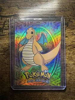 Pokemon Topps Rainbow Foil Dragonite E12 #149 Blue Label NM - Image 3