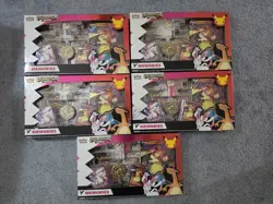 Pokemon TCG 25th Anniversary Celebrations V Memories Collection Box Lot of 5 - Image 1