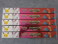 Pokemon TCG 25th Anniversary Celebrations V Memories Collection Box Lot of 5 - Image 5
