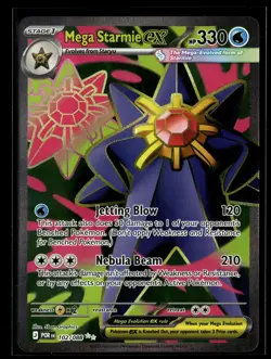 Mega Starmie ex 102/088 Ultra Rare Perfect Order Pokemon NM/M - Image 1