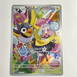 Pokemon Iono's Wattrel Full Art Holo Illustration Rare 231/217 ASC EN English - Image 1
