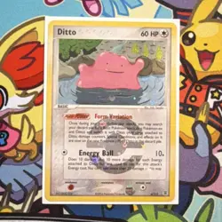Pokemon Ditto EX FireRed & LeafGreen 4/112 Rare Basic Reverse Holo Card - Image 1