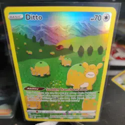 Pokemon TCG: Ditto Ultra Rare (GG22/GG70) Crown Zenith Galarian Gallery NM - Image 1
