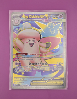 Pokemon TCG Lillie's Clefairy ex 173/159 Journey Together Ultra Rare Holo EX - Image 1