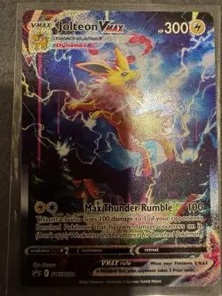 Jolteon VMAX SWSH184 Pokemon TCG Sword & Shield Black Star Promo NM - Image 1