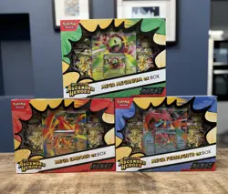 Pokemon Ascended Heroes Mega Feraligatr, Meganium, Emboar Ex box’s New/Sealed 🦖 - Image 2