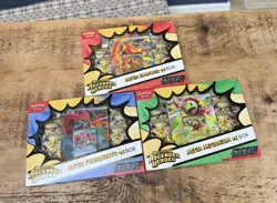 Pokemon Ascended Heroes Mega Feraligatr, Meganium, Emboar Ex box’s New/Sealed 🦖 - Image 3