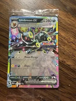 Umbreon Ex 060/131 Prismatic Evolutions Stamped Promo Card Sealed - Image 1