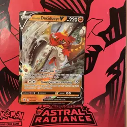 Pokemon TCG Hisuian Decidueye V Sword & Shield - Astral Radiance 083/189 Holo... - Image 1