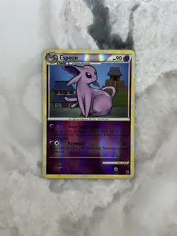 Espeon 2/90 HGSS Undaunted Reverse Holo Rare Pokemon Card NM - Image 1