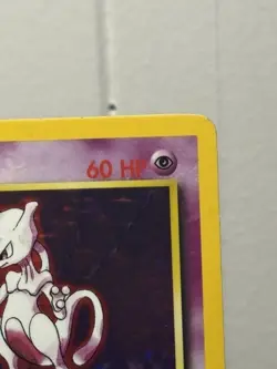 1999 Pokemon TCG Mewtwo Base Set Holo Unlimited Rare Card 10/102 MP - Image 3