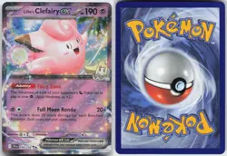 LILLIE'S CLEFAIRY EX 056/159 DOUBLE RARE JOURNEY TOGETHER POKEMON HOLO NM - Image 3