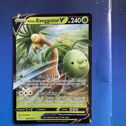 Pokemon TCG Alolan Exeggutor V Pokemon Go 005/078 Holo Ultra Rare - Image 1