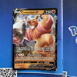 Pokemon Go Set ULTRA RARE Conkeldurr V 040/078 - Near Mint (NM) - Image 1