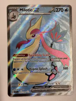 Milotic ex 217/191 Ultra Rare Full Art Pokemon TCG Surging Sparks - Image 2