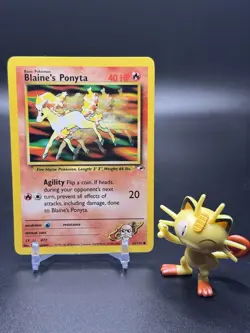 Blaine's Ponyta 063/132 Pokemon Gym Heroes Regular - LP - Image 1