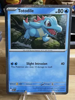 Totodile Cosmos Holo 041/217 Pokemon Ascended Heroes Promo - Image 1