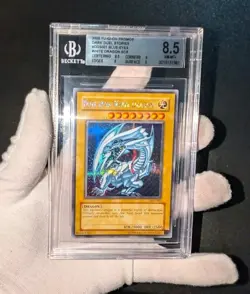 YUGIOH Blue-Eyes White Dragon DDS-001 Prismatic Secret Rare NM-MT+ PSA/BGS 8.5 - Image 1