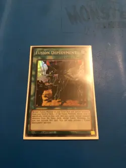 YUGIOH Super Rare Fusion Deployment SDCS-EN030 1st Edition - Image 1