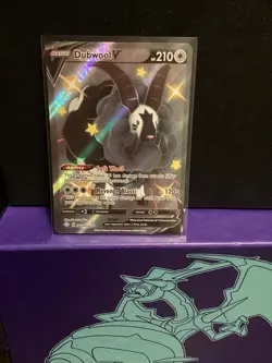 Pokemon TCG Dubwool v Shining Fates Holo Card SV120/SV122 - Image 1