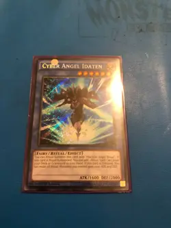 YUGIOH Secret Rare Cyber Angel Idaten DRL3-EN013 1st Edition - Image 1