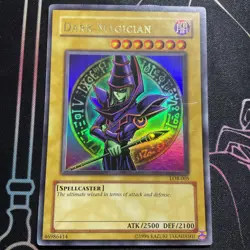 Yu-Gi-Oh Ultra Rare Dark Magician Lob-005 Spellcaster - Image 1