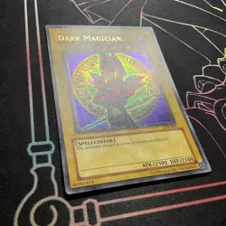 Yu-Gi-Oh Ultra Rare Dark Magician Lob-005 Spellcaster - Image 2