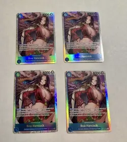 x4 Boa Hancock - OP07-051 - SR Foil Rare- One Piece TCG PLAYSET - Image 1