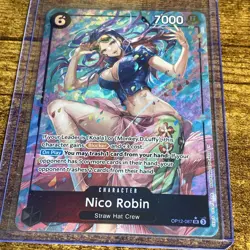 Nico Robin OP12-087 6 Cost 7000 Power Alt Art Foil Super Rare Legacy Master - Image 1