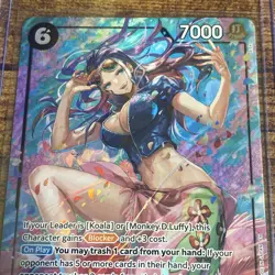 Nico Robin OP12-087 6 Cost 7000 Power Alt Art Foil Super Rare Legacy Master - Image 2