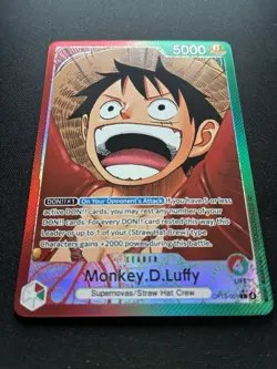 One Piece:Monkey.D.Luffy (001) (Alternate Art) OP13-001 Carrying On His Will - Image 2