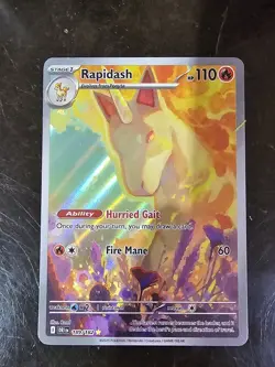 Rapidash 189/182 - Illustration Rare - Destined Rivals - Pokemon TCG - Near Mint - Image 1