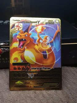 Pokemon M Charizard EX Gold Foil TCG Card Hp 522 - Image 2
