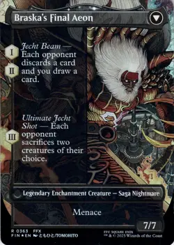 Jecht, Reluctant Guardian BORDERLESS FOIL Final Fantasy Magic MTG NM - Image 2